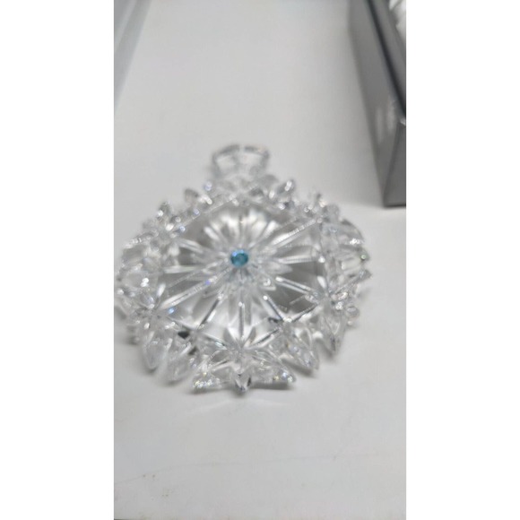 Waterford 2018 Snowflake Wishes Aqua Ornament New - Picture 11 of 12